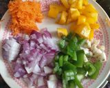 A picture of step 2 of Sandwich dhokla.