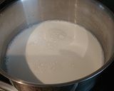 A picture of step 1 of Homemade Goats Cheese Ricotta.