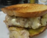 Foto del paso 9 de la receta: Sándwich🥯de pollo🍗hawaiano🍍🧀🥐