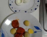 Foto del paso 1 de la receta: Huevos rellenos de...Farinato, con cubierta de mahonesa