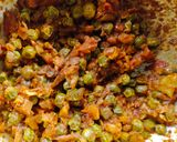 A picture of step 1 of Pattis(Left over bhaji).