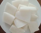 Hình bước làm 1 của món Thịt kho củ cải