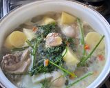 A picture of step 3 of Chicken Soup.