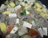 Foto langkah ke 7 dari resep Sayur Toge BaTu (Bakso Tahu).