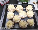 Foto del paso 5 de la receta Champiñones rellenos de jamón y queso