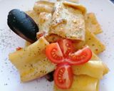 Foto del passaggio 2 della ricetta Paccheri con sugo di pesce e funghi