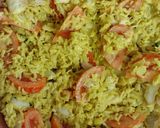 A picture of step 5 of Kedgeree.