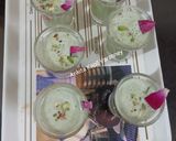 A picture of step 2 of Dates and paan patta shots.