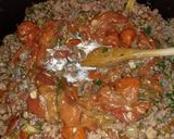 Foto del paso 2 de la receta: Carne molida con chile, mermelada de tomate y tortillas de queso