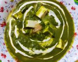 A picture of step 4 of Palak paner.