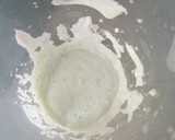 Foto del paso 8 de la receta: Boniatos rellenos de edamame con salsa de queso feta