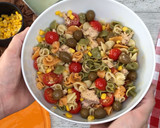 Foto del paso 7 de la receta: Ensalada de pasta con salsa de mostaza y miel casera