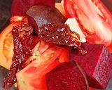 A picture of step 3 of Beetroot Consomme Soup.