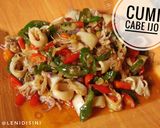Foto langkah ke 6 dari resep Cumi Cabe Ijo.