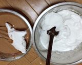 Foto langkah ke 7 dari resep Chocolate Japanese Cotton cheesecake.