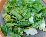 A picture of step 1 of STIR FRY BOK CHOY CHICKEN...