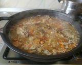 Foto del paso 5 de la receta Potaje de garbanzos con pollo y espinaca