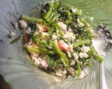 Foto langkah ke 2 dari resep Urap kangkung bumbu iris 😂.
