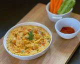 A picture of step 7 of Roasted Carrot Hummus.