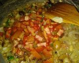 A picture of step 6 of Mix vegetable rice.