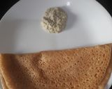 A picture of step 5 of Wheat flour dosa with chutney.