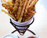A picture of step 5 of Crinkle Fries.