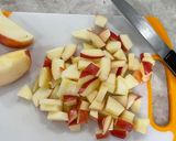 A picture of step 5 of Quinoa with Apple, Apricot, and Pistachio.