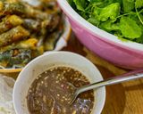 Hình bước làm 1 của món Chả Giò Cá Cuốn Bánh Tráng Chấm Mắm Cái