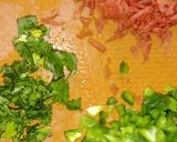 A picture of step 3 of Papad roll.