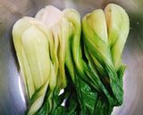Hình bước làm 1 của món Dưa cải làm từ cải thìa