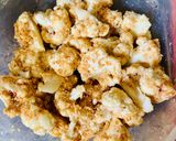 A picture of step 5 of Crispy Cauliflower Nuggets with Spiced Bean Stew.