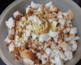 Foto del paso 2 de la receta: Pudding de pan, limón y manzana con aroma a vainilla