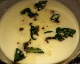 A picture of step 4 of Rajasthani Kadhi.