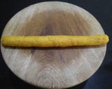 A picture of step 2 of Namkeen puri.