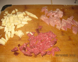 Foto del paso 1 de la receta: Muffin de huevos, bacon, salami y queso