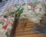 Foto del paso 5 de la receta: Pizza integral caprese a la essen!!