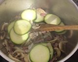 A picture of step 2 of Mascarpone and courgette tart.