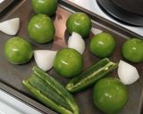A picture of step 3 of Salsa Verde (Tomatillo Sauce).