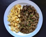 Foto del paso 7 de la receta: Lomo Strogonoff con Hongos de Pino
