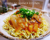 A picture of step 6 of Easy Authentic Pork Belly and Cabbage Stir-Fried Noodles with Thick Sauce.