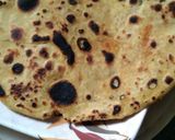 A picture of step 4 of Aloo Paratha.