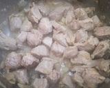 Tejszínes zöldborsós sertéscomb 🍖🍃 recept fázis 2 fotója