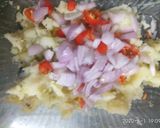 A picture of step 1 of Aloo crispy snack.