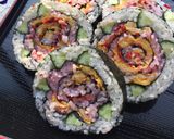 A picture of step 21 of Rose Sushi Roll.
