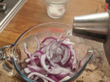 Pink Pickled Taco Onions
