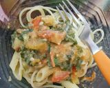 Foto langkah ke 4 dari resep Pasta Primavera with cheese sauce.