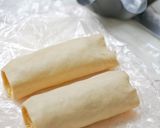 Foto langkah ke 2 dari resep Banana Roll Roti Tawar Pastry.