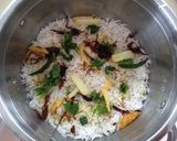 A picture of step 13 of Vegetable Dum Biryani.
