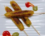 A picture of step 6 of Poha Potato Veggies Kebabs.