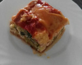 Foto del paso 5 de la receta: Pastel de calabacín, con crema de queso gratinado al horno